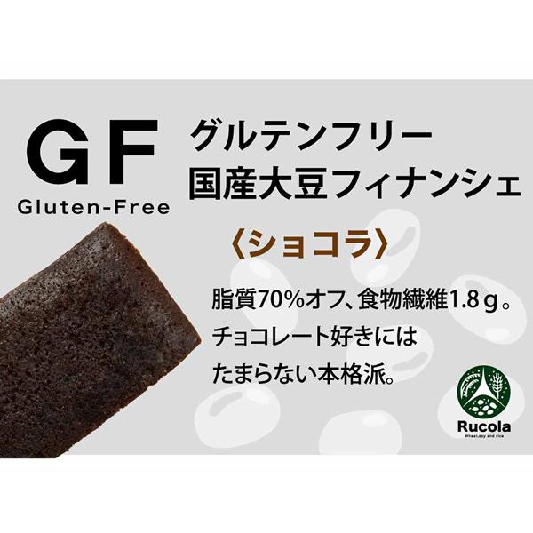 ルコラ グルテンフリー 国産大豆フィナンシェ ＜ショコラ ＞ 10個 ゆう