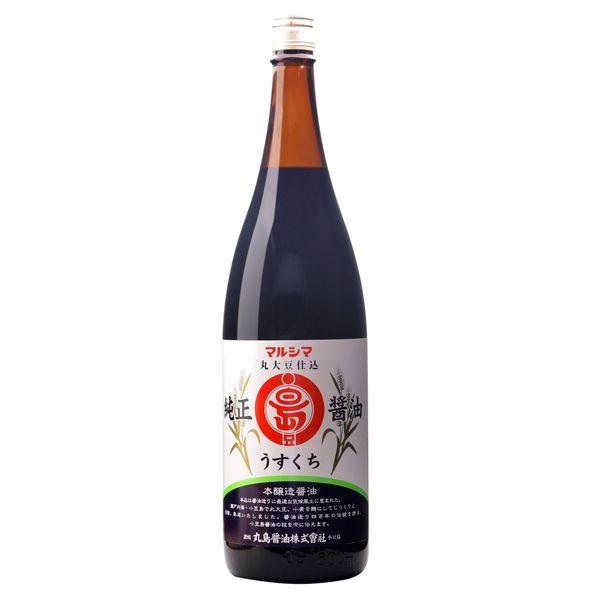 しょう油 醤油 マルシマ 丸島醤油 純正醤油淡口 お得な1.8L | 