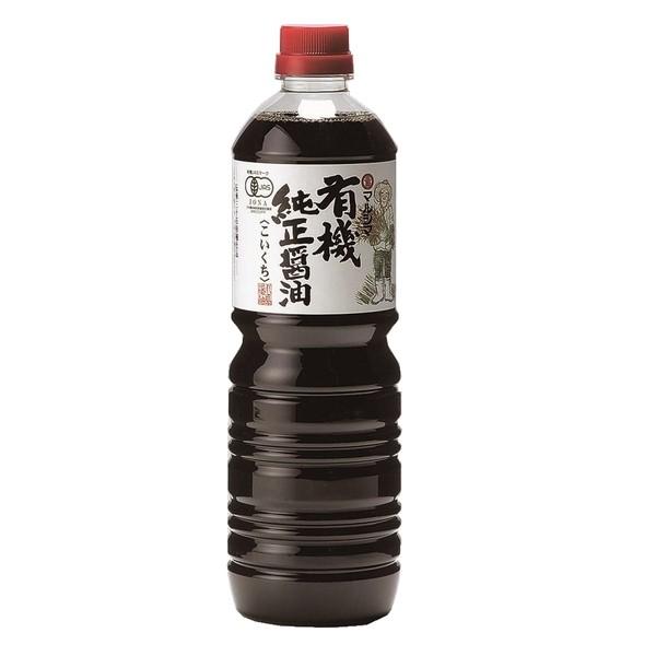 上品な しょう油 醤油 有機醤油 マルシマ 丸島醤油 有機純正醤油 濃口 ペットボトル入 1l Aynaelda Com