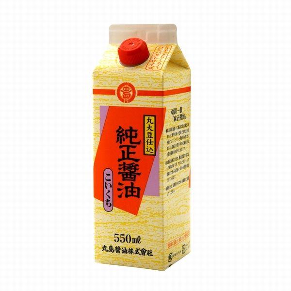 しょう油 醤油 マルシマ 丸島醤油 純正醤油 濃口 紙パック 550ml | 