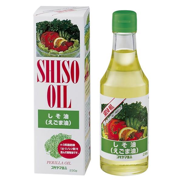 スギヤマ しそ油 えごま油 αリノレン酸 オメガ3 EPA DHA ビン 230g | 