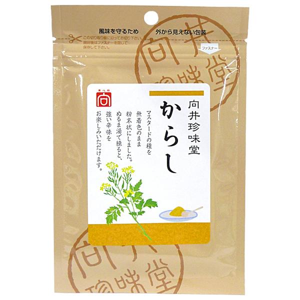 向井珍味堂 手作り からし 辛子 無着色 20g | 
