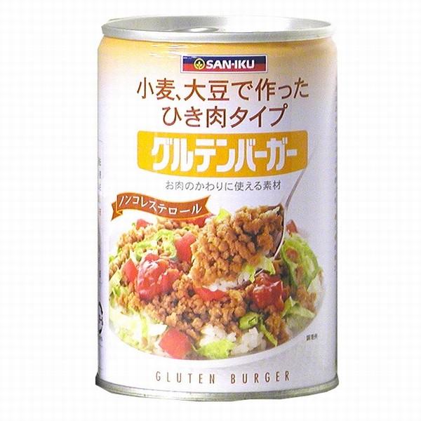 グルテンバーガー(大) 小麦・大豆たんぱく食品 缶詰 三育 435g | 