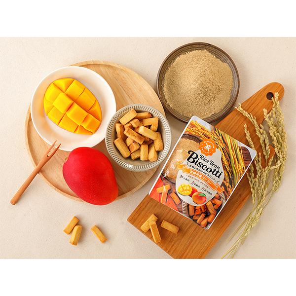 ビスコッティ ＜マンゴー＞ ライスブランビスコッティ 米粉と米ぬかのお菓子 高千穂ムラたび 40g |  | 02