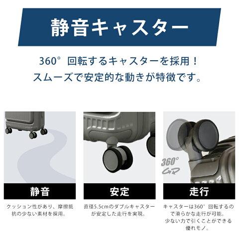 cicibella スーツケース 機内持ち込み キャリーケース シシベラ スーツケース USBポート付き Sサイズ Mサイズ キャリーバッグ フロントオープン 1-3日用 4-7日用の画像