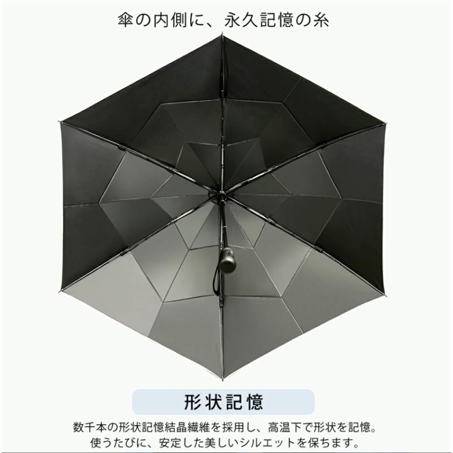 シシベラ ワンタッチ 日傘 形状記憶 完全遮光 JIS認証済 遮蔽率100
