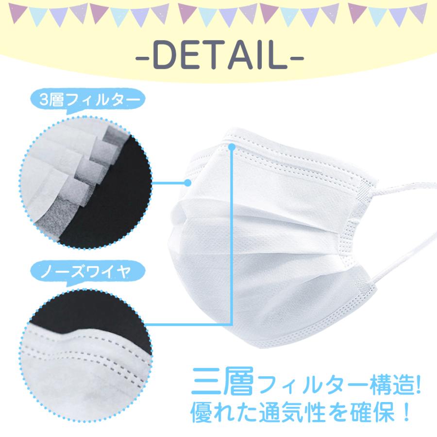 500円クーポン配布中】cicibella子供用マスク 立体 血色マスク 不織布