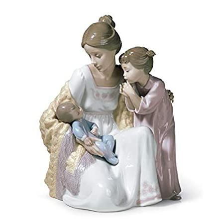 【全品送料無料】 LLADRÓ Welcome to The Family Figurine. Porcelain Family Figure. オブジェ、置き物
