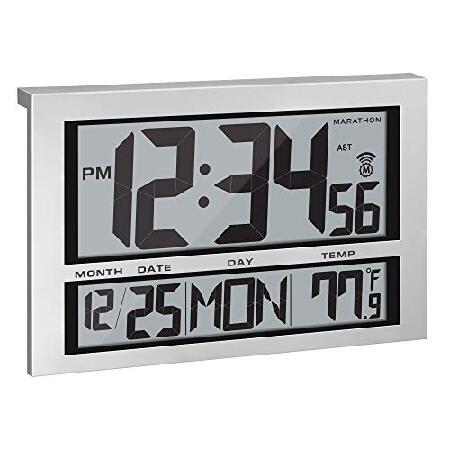 高質 CL030025 MARATHON Commercial Zone Time 6 with Clock Wall Atomic Jumbo Grade 掛け時計、壁掛け時計