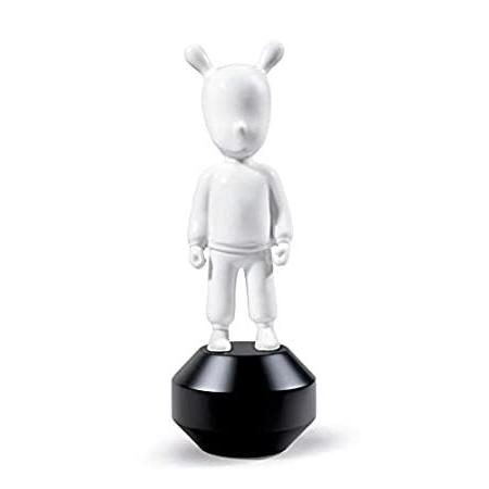 【半額】 LLADRÓ The Figurine小型モデル磁器ゲストフィギュア Black on Little-White Guest オブジェ、置き物