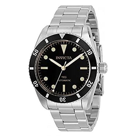 超安い品質 自動巻き Diver Pro Invicta ブラックダイヤル 31290 メンズウォッチ 腕時計
