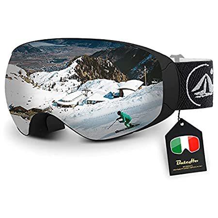 新発売 スキーゴーグル マグネットスノーボードゴーグル ユース レディース メンズ スノーゴーグル Uv保護 曇り止め Otg 交換可能 スキー