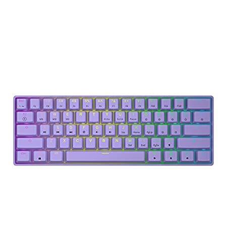 週間売れ筋 Gaming Mechanical GK61 GAMING HK Keyboard Illumin RGB Color Multi Keys 61 - キーボード