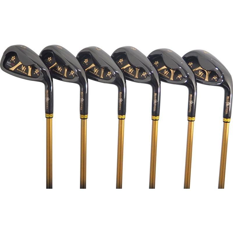 【まとめ売り】 MUTSUMI HONMA ムツミ ホンマ 本間睦 MH-777 ワンレングスアイアン ブラックIP 6本組 (#5-9.PW) オリジナル 【G9918947259】(35185円)