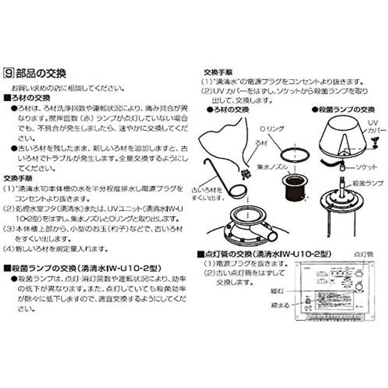 石垣メンテナンス 湧清水97 10型用交換濾材 35L 2袋 レイシー マグネットポンプ RMD-1001