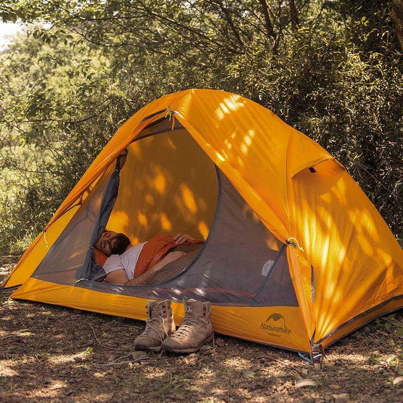 Naturehike公式ショップ テント 1人用 ソロテント 軽量 コンパクト 前室付き キャンプ 自立式 耐水圧4000? 2重層 登山 テント 1人用 ソロテント 軽量 コンパクト 前室付き キャンプ 自立式 耐水圧4000 2重層 登山