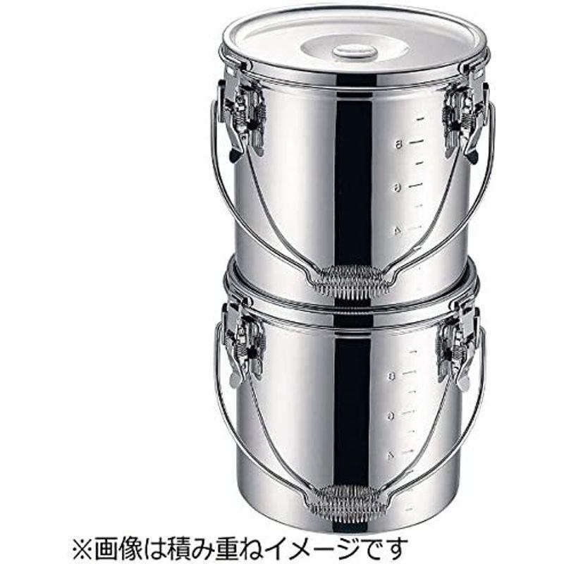 仔犬 19-0 IH対応スタッキング給食缶 27cm 15.0L 0L IH対応スタッキング給食缶 27cm サイズ