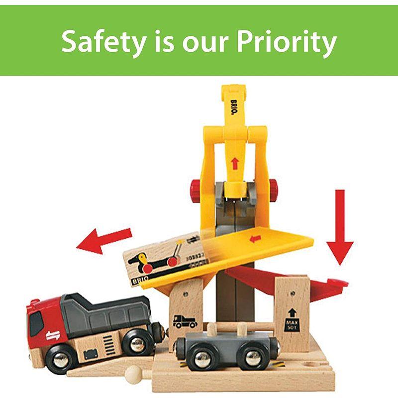 BRIO ( ブリオ ) WORLD カーゴレールデラックスセット 全54ピース 対象年齢 3歳~ ( 電動車両 電車 おもちゃ 木製 レー WORLD BRIO ブリオ カーゴレールデラックスセット 全54ピース 対象年齢 3歳 電動車両 電車 おもちゃ 木製 レー