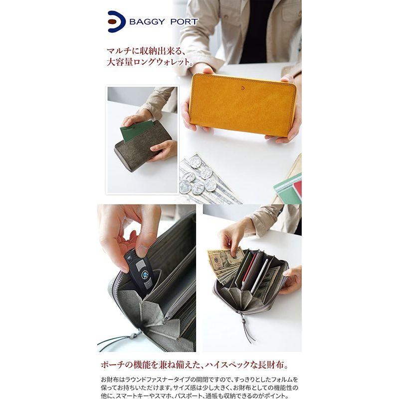 バギーポート 長財布 ラウンドファスナー式 本革 ブオナ ZYS-2406 メンズ パープル BP-ZYS2406-PL 長財布 ラウンドファスナー式 本革 ブオナ ZYS メンズ パープル BP ZYS2406 PL