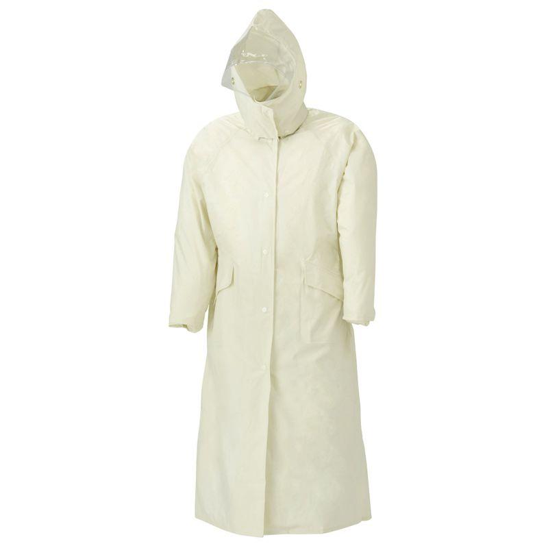 スミクラ ストリートシャワーコート 全2色 全4サイズ レインコート アイボリー SP 防水 収納袋付き 反射テープ付き 正規代理店品