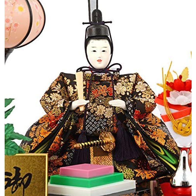 【初期/レア】 雛人形 ケース飾り 親王飾り 平安義正 被せ ケース 黒塗 h273-sm-27-3-4 【BCD1056740554】(37486円)