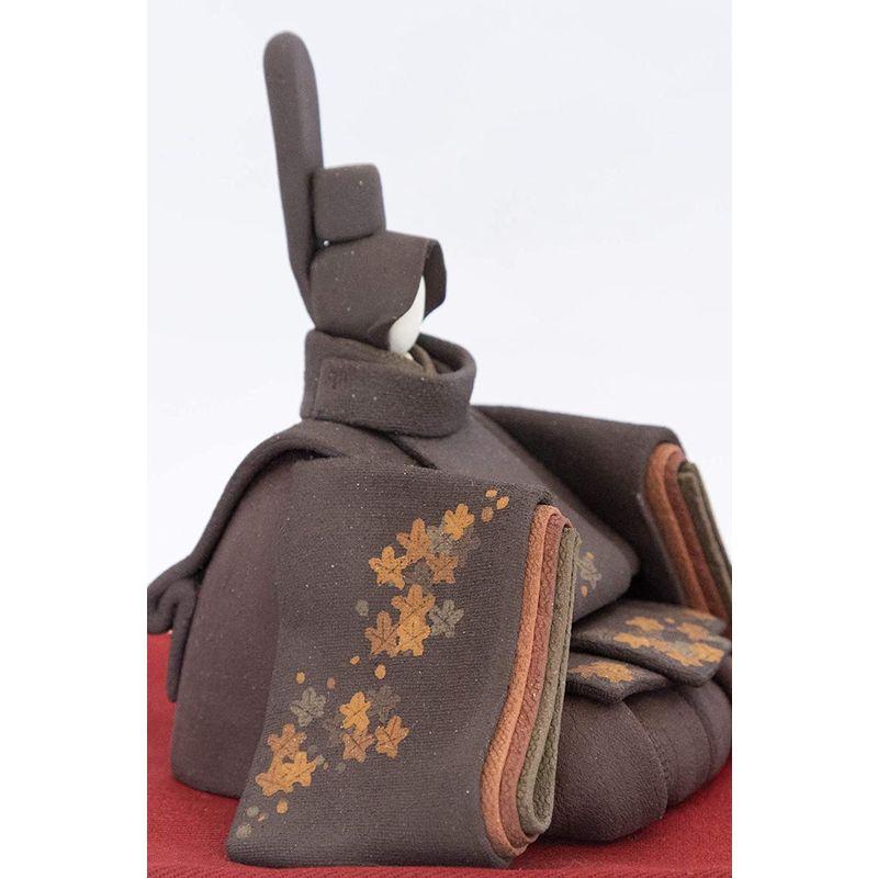 ひな人形 陶雛 澤りか作 (女雛 藤、男雛 黒) お雛様 コンパクト 水洗い可 桐箱入り 陶雛 澤りか作 女雛 藤 男雛 黒 お雛様 コンパクト 水洗い可 桐箱入り