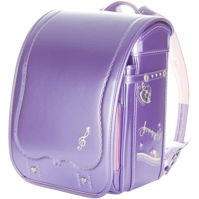 【新品 未使用 日本製】 女の子 メロディキャットモデル ラヴニールランドセル フィットちゃんランドセル 猫 ネコ 音符 キャット ピアノ A4フラットファイル収納サ 【TMF9814978469】(34817円)