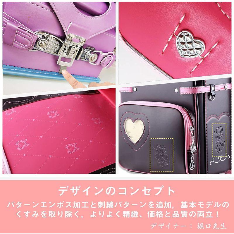 高評価続出！ Coulomb クーロン プレリュード・ランドセル 女の子 小学生通学鞄 A4フラットファイル対応 高級合皮 大容量 撥水加工 パール生地 【C2114031012】(11007円)