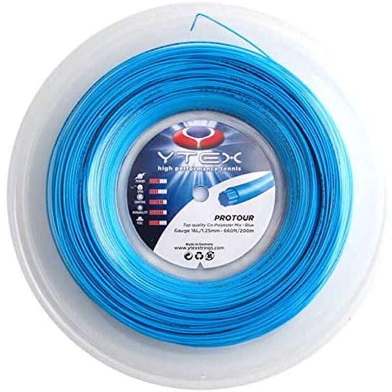 【ほぼ未使用】 ワイテックス プロツアー 200Mロール 硬式テニス ポリエステル ガット ゲージ:1.28mm ブラック 【2364607818】(12312円)