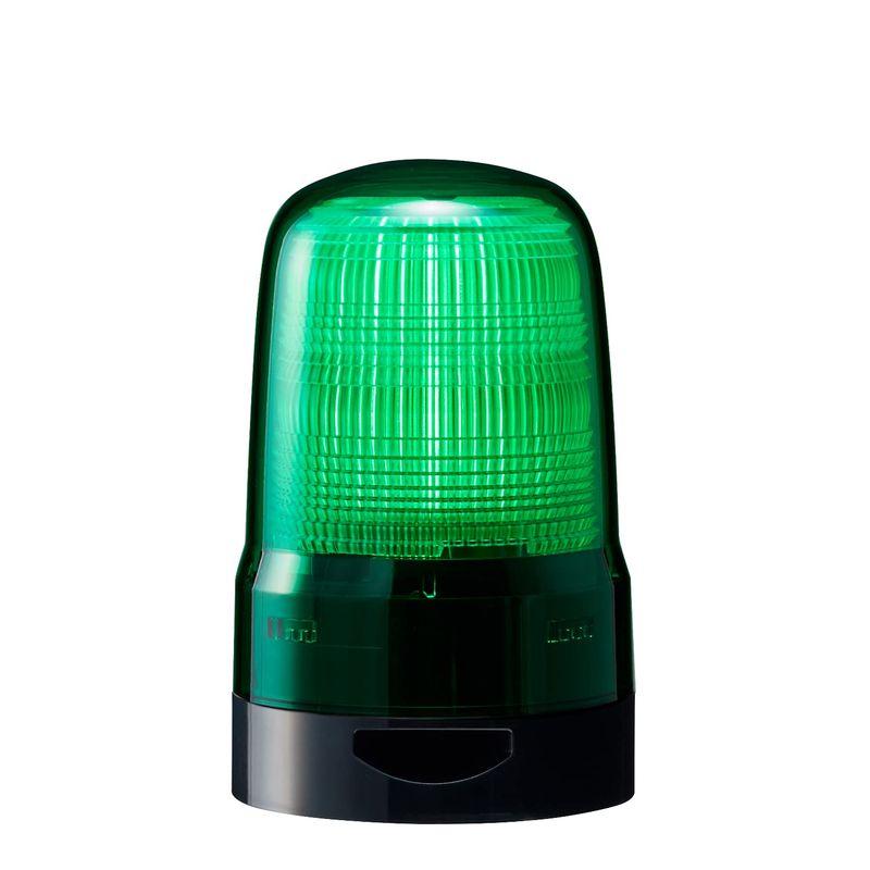購買パトライト PATLITE 表示灯 Φ80 SL08-M1KTB-G 緑色 DC12?24V 発光パターン（3種） ブザー付 2点穴式取付  携帯用ブザー
