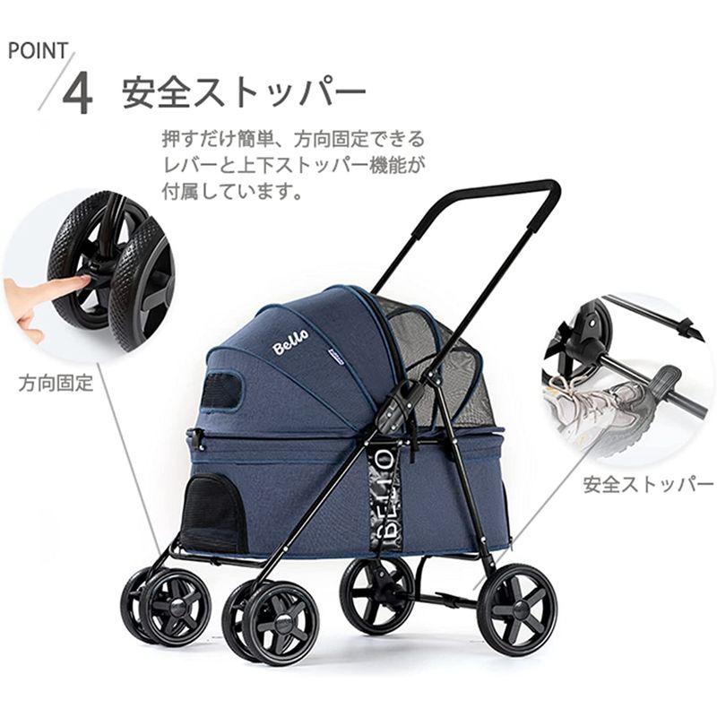 大阪熊 ペットカート ペットキャリー ペットバギー いぬ用 バギー 折りたたみ式 レインカバー付き多頭 中小型犬 中型犬バギー 猫用 前輪3 ペットカート ペットキャリー ペットバギー いぬ用 バギー 折りたたみ式 レインカバー付き多頭 中小型犬 中型犬バギー 猫用 前輪3 　 小回りがきくので サイズ