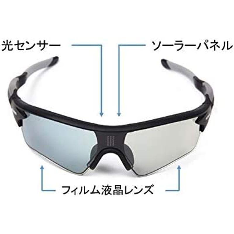 瞬間調光サングラス eShades（イーシェード）Grey/Black (グレー) eShades イーシェード Grey/Black グレー