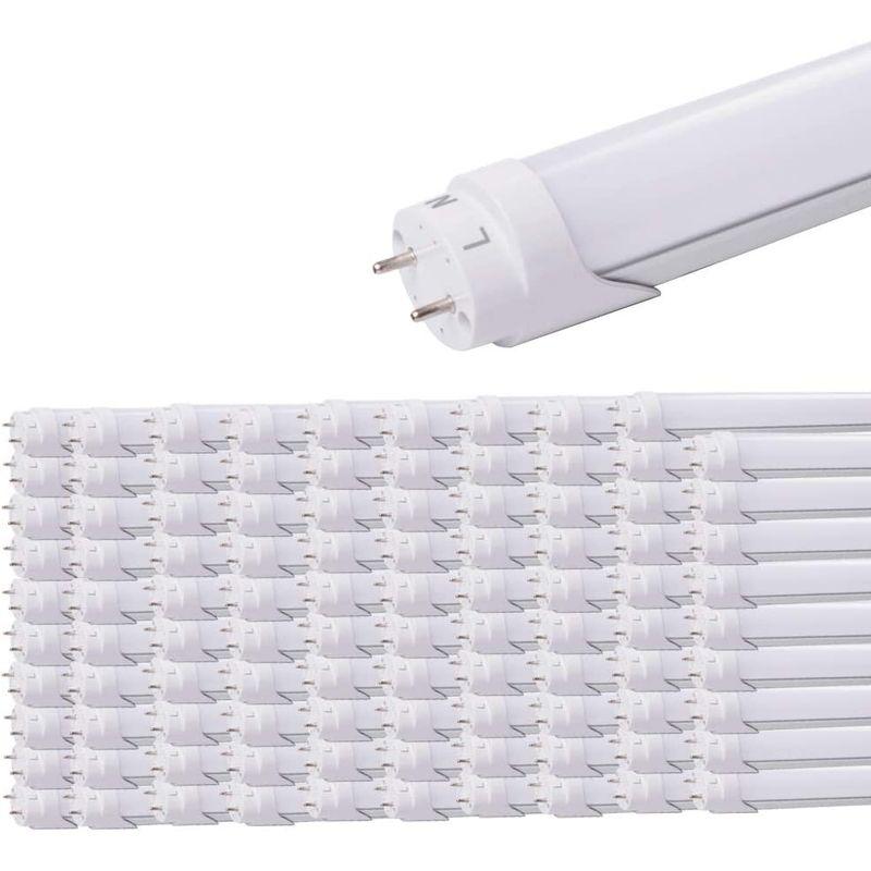 新品未使用！ 片側給電 LED蛍光灯 40W形 昼光色 直管 2300lm 40W型 約120cm t8 G13 85~265V グロー式工事不要 節電 【FKP1567592299】(55608円)