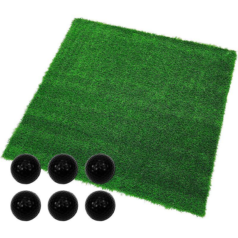 GolfStyle ゴルフマット 45mm ラフ芝 ゴルフ 練習 マット 120×120cm アイアン ショット アプローチ 練習用 Rou ゴルフマット 45mm ラフ芝 ゴルフ 練習 マット 120×120cm アイアン ショット アプローチ 練習用 Rou 　
