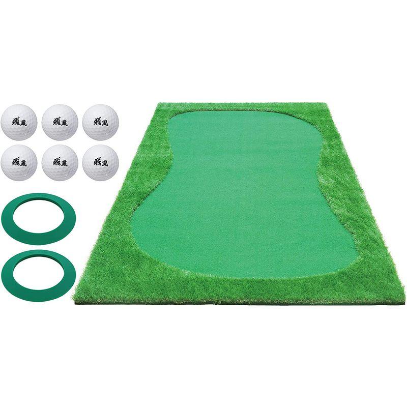 【値段交渉可：送料込】 GolfStyle パターマット 3m ゴルフ パター 練習 マット ゴルフマット パッティング パター練習 ラフ 大型 厚手 室内 屋外 【7904476206】(28040円)