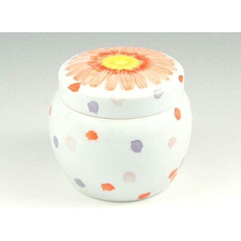 有田焼 伯父山窯 ペット用骨壺 花吹雪 メモリアルポット ５寸(内径11.8cm) 内径11 8cm メモリアルポット 伯父山窯 ペット用骨壺 花吹雪 ５寸 　