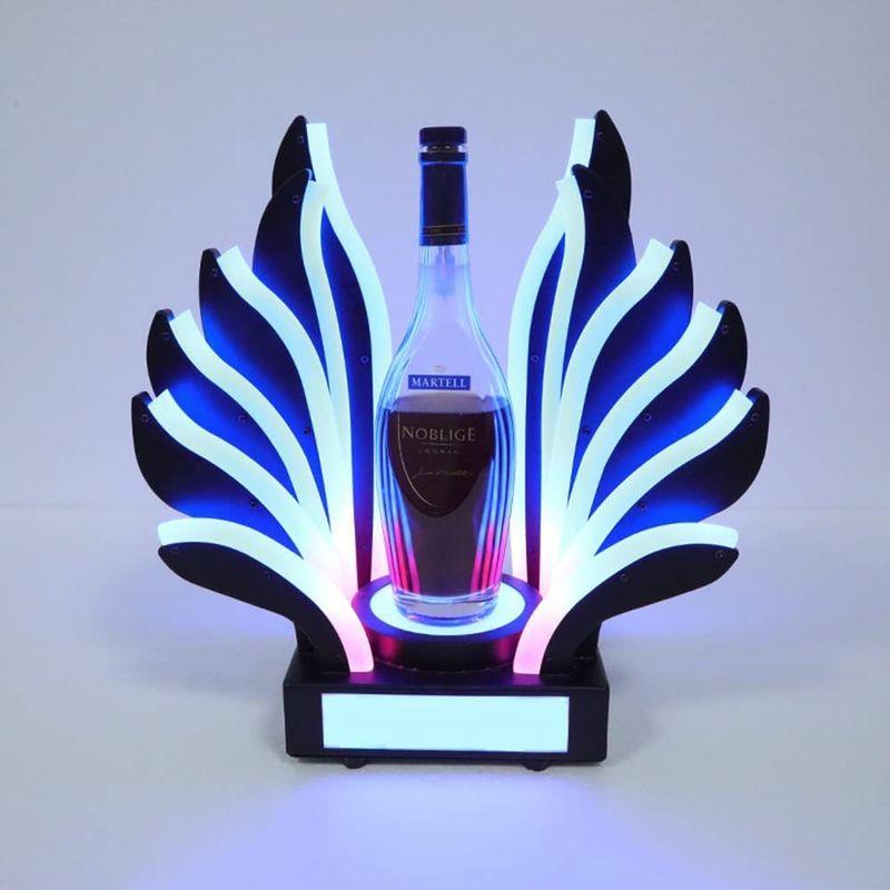 大特価大特価LED ワインラック充電式LED酒ボトルの表示棚カクテル