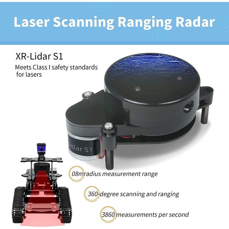 【早い者勝ち！】 XiaoR Geek Raspberry Pi AIロボット 自動運転 ROSロボットカー 地図とナビゲーションを構築するためのラズベリーパ 【NAN1364897180】(48418円)