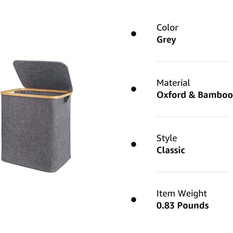 最大52％オフ！最大52％オフ！ランドリーバスケット 蓋付き 60L