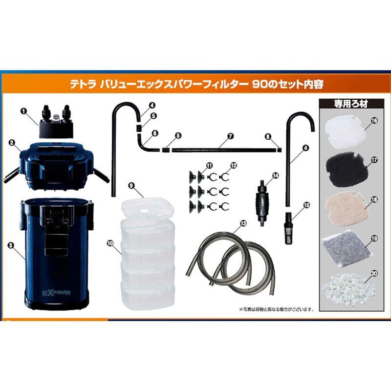 テトラ (Tetra) テトラ (Tetra) バリューEXフィルター VX-90 (適合水槽容量90~120ｃｍ) アクアリウム 熱帯魚 Tetra テトラ バリューEXフィルター VX 適合水槽容量90 120ｃｍ アクアリウム 熱帯魚