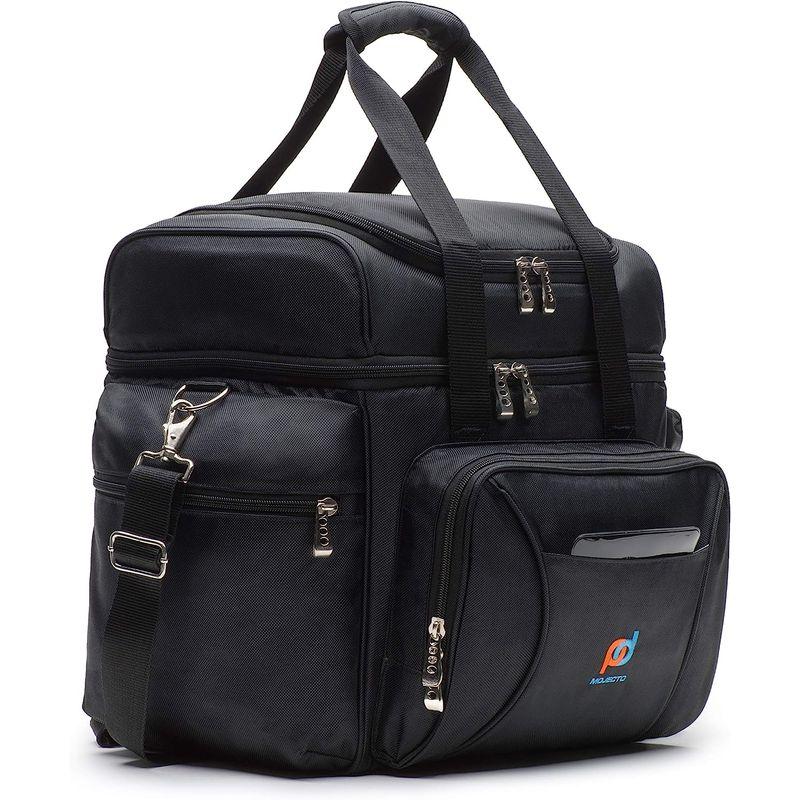 XXX-特大 複数の食事用クーラーバッグ(XXX-14x13x9.5インチ)-ハードライナーなしデュアル断熱コンパートメント、高耐久1680 XXX 5インチ 特大 複数の食事用クーラーバッグ 14x13x9 ハードライナーなしデュアル断熱コンパートメント 高耐久1680