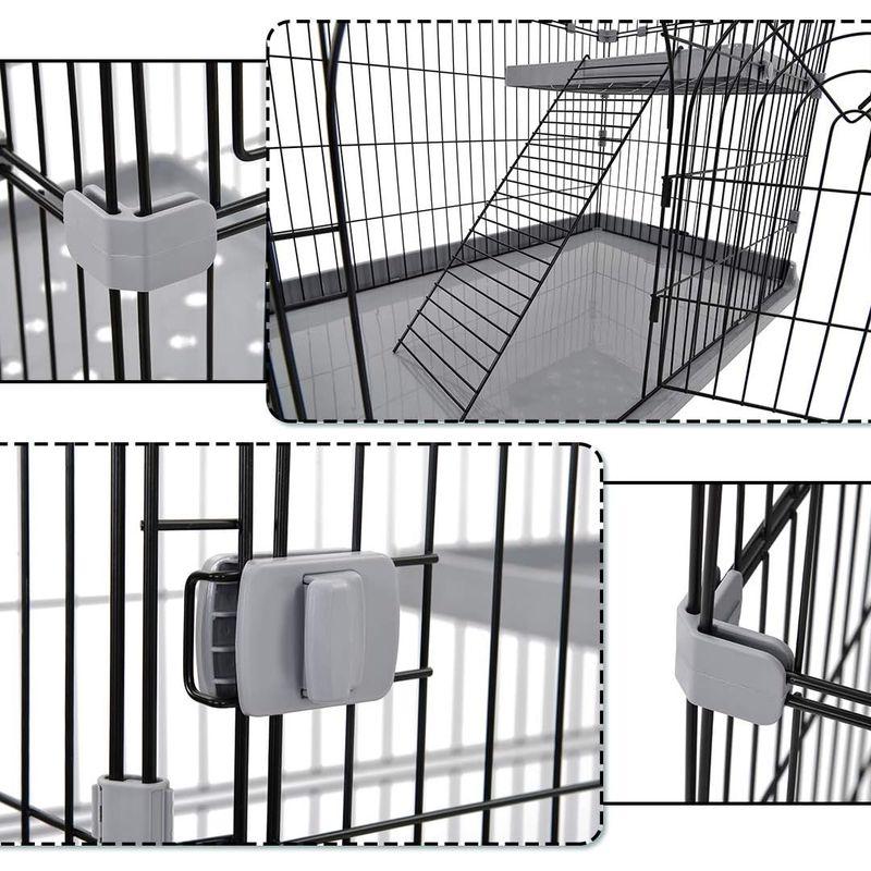 猫ケージ キャットケージ ペットケージ 3段 キャット ケージ ペット ケージ 猫ゲージ おしゃれ キャットハウス ネコ ハウス 脱走防止 ケージ 3段 猫ゲージ キャットケージ ペットケージ キャット ペット おしゃれ キャットハウス ネコ ハウス 脱走防止 　 サイズ