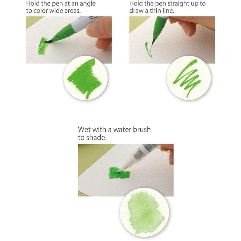 ローボード 呉竹 筆ペン ZIG クリーンカラーリアルブラッシュ80色セット RB-6000AT/80V 【2024678640】(10544円)