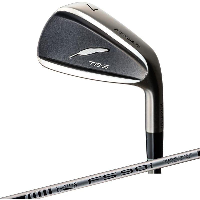 匿名配送 FOURTEEN(フォーティーン) TB-5 FG BLACK Edition アイアン(5本セット) FS-90i-BK (S) スチール 【EIM1783450113】(63267円)