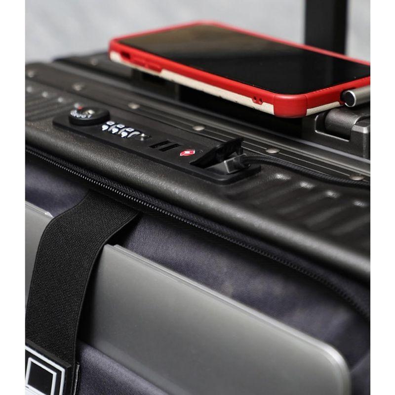 GUREITOJP 前開き スーツケース USBポート付き キャリーバッグ ビジネス 大容量 フロントオープン キャリーケース 軽量設計 多 前開き スーツケース USBポート付き キャリーバッグ ビジネス 大容量 フロントオープン キャリーケース 軽量設計 多 　