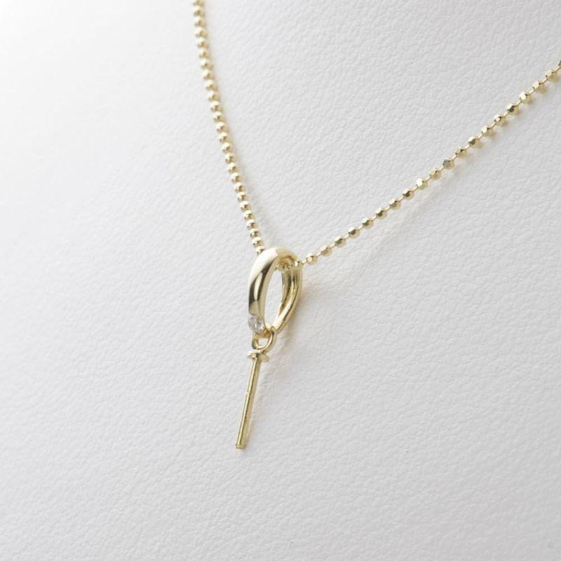 7.5mm アコヤ真珠 パール ペンダント トップ HA00075D12WPG1500Y-T