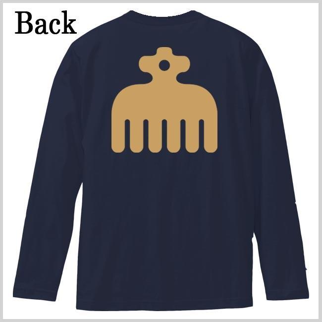 戦国武将Ｔシャツ 長袖 今川義元 ネイビー S M L XL 家紋 赤鳥 プリント色 キャメル |  | 02