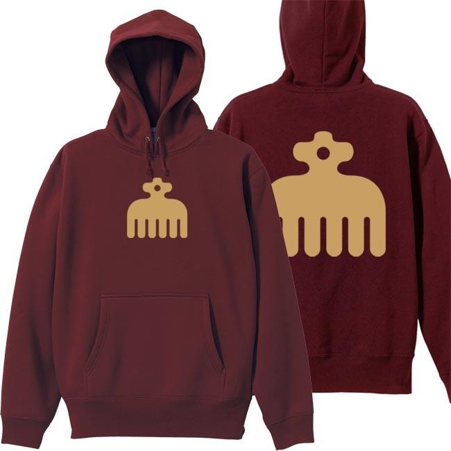 戦国武将 プルオーバーパーカー 今川義元 エンジ S M L XL 家紋 赤鳥 プリント色 キャメル | 