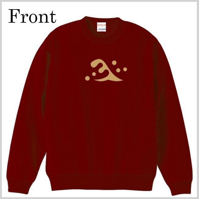 戦国武将 トレーナー 今川義元 エンジ 3L XXL 家紋 赤鳥 プリント色 キャメル |  | 01