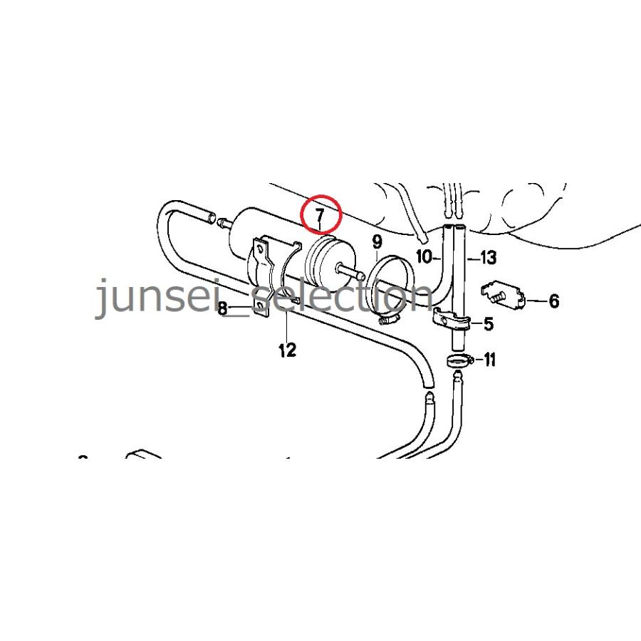 BMW 純正 フューエルフィルター E30 E36 Z1 M3B 318i 320i 325i | BMW | 02